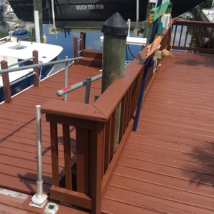 Boat Dock Painting Hudson FL